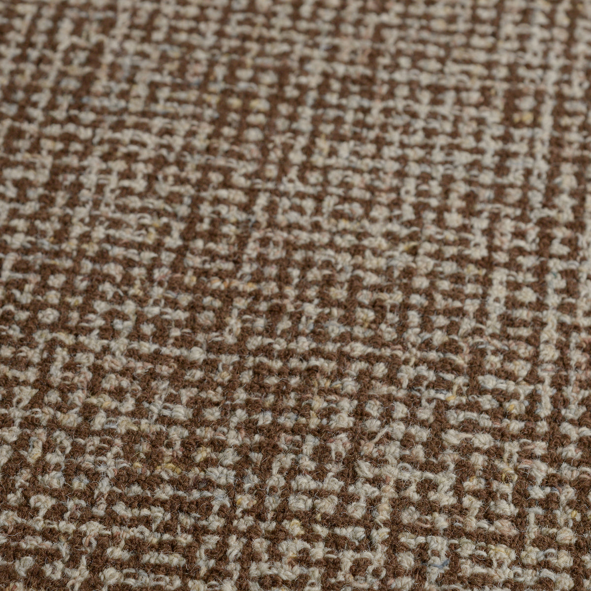 Sonoma Hand-Tufted Wool Rug - Brown & Ivory - texture detail