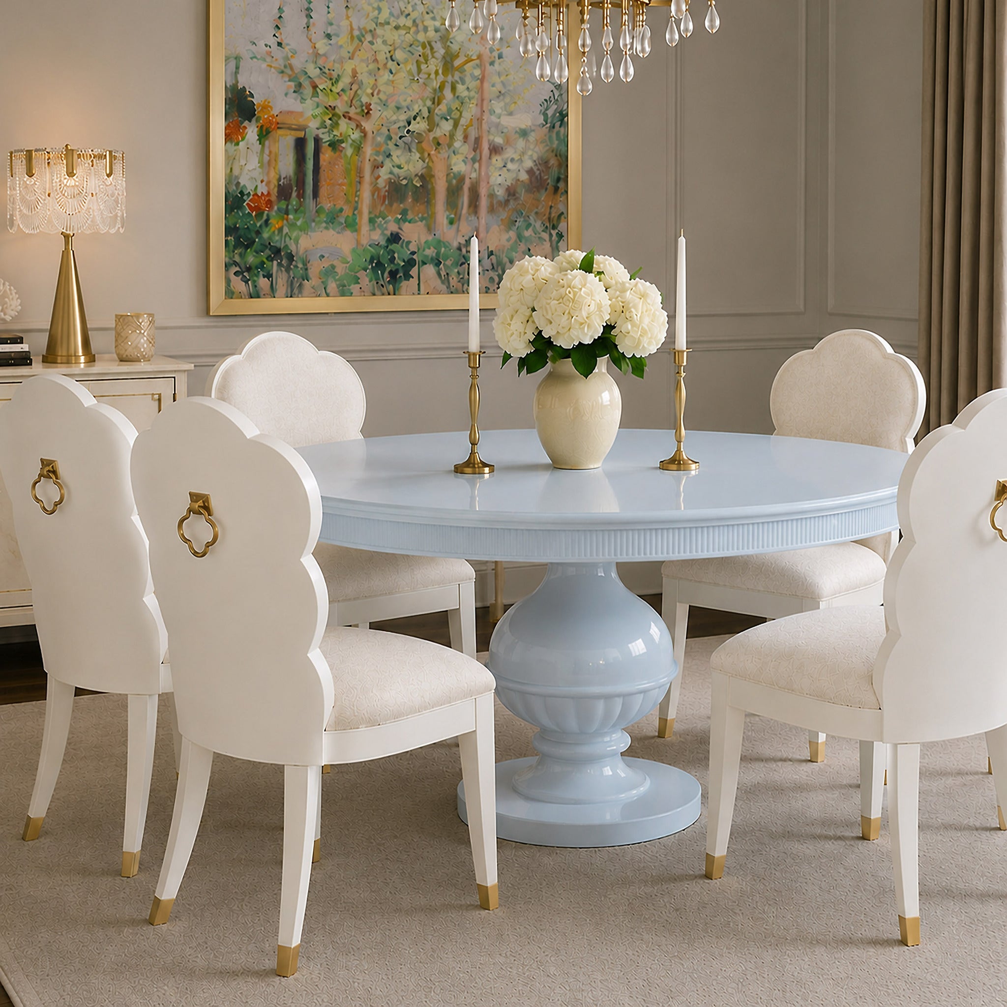 Peabody Dining Table detail