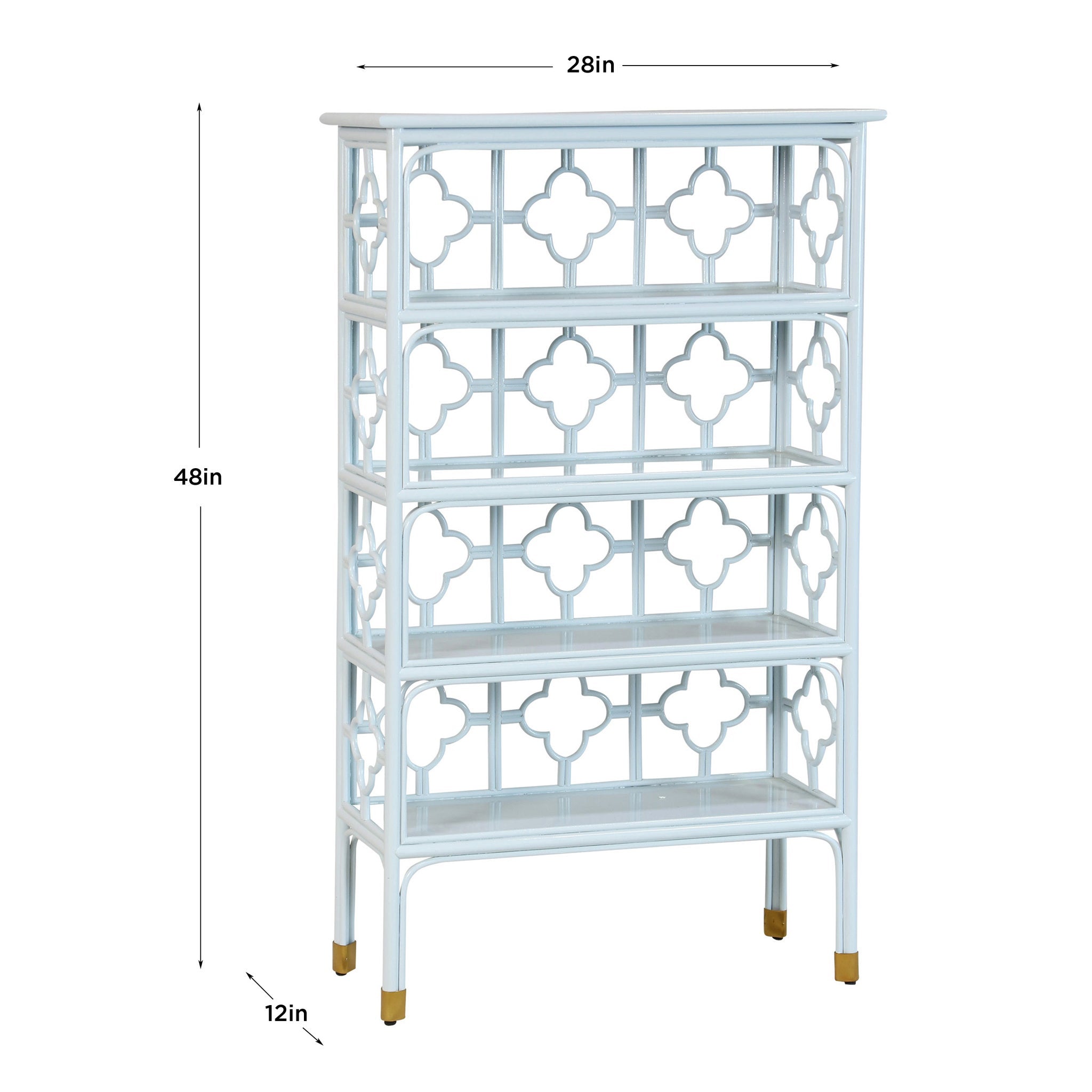 Ocean Breeze Clover Shelf styled