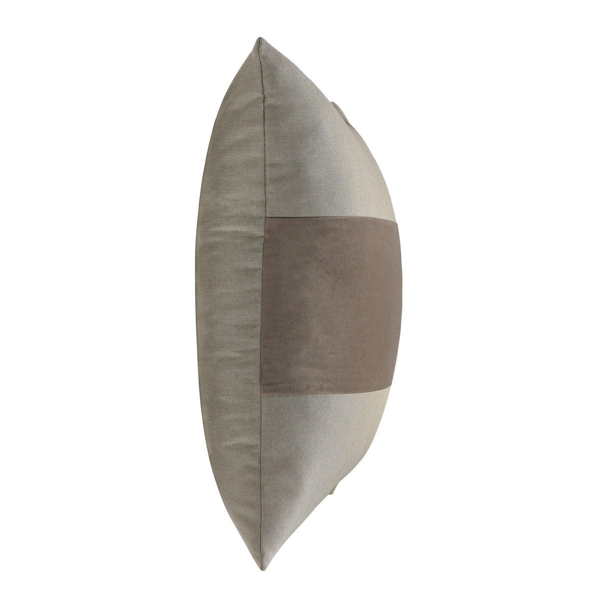 Two-Tone Banded Throw Pillow detail