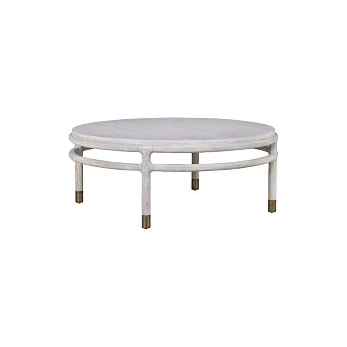 Winslow Round Coffee Table in pale grey — Rachel Blindauer