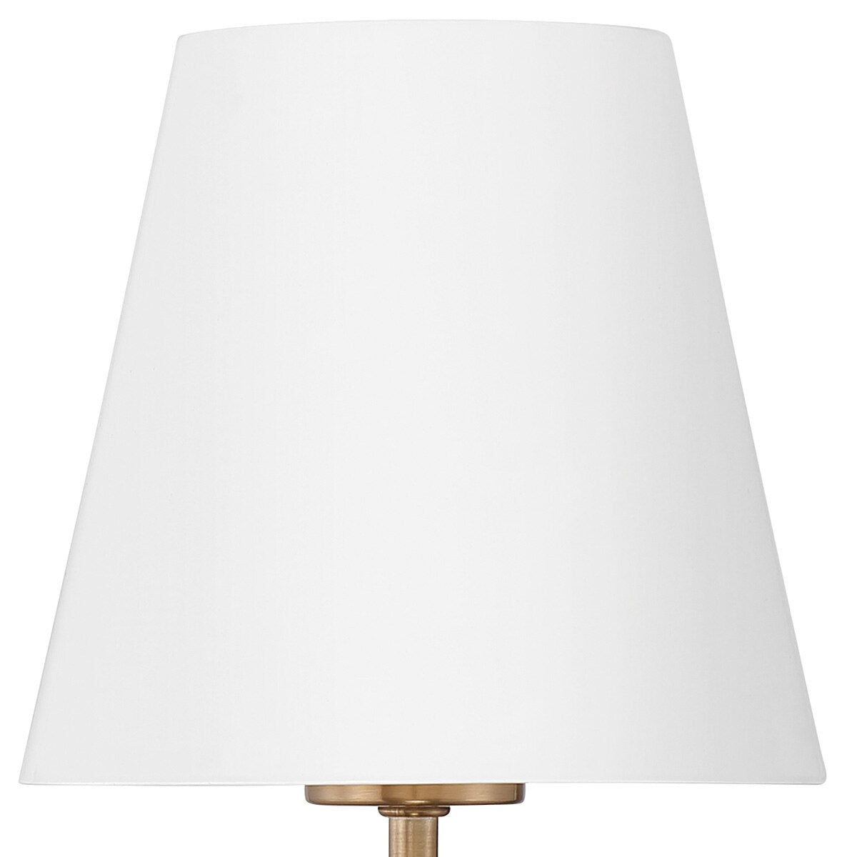 Hollis 6-Light Gold Chandelier - White shade lifestyle