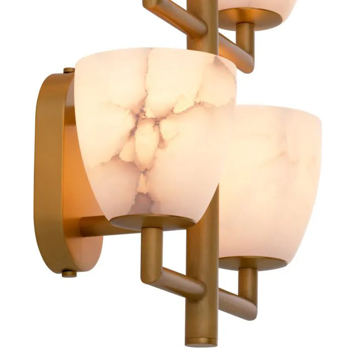 Avignon Alabaster Candelabra Sconce, lifestyle