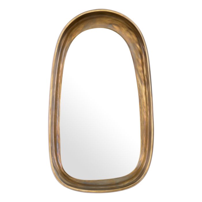Lucerne Oval Mirror detail angle