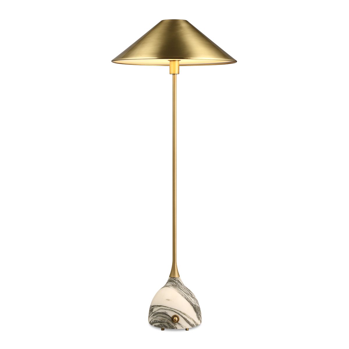 Cascata Marble Buffet Lamp - clean studio shot