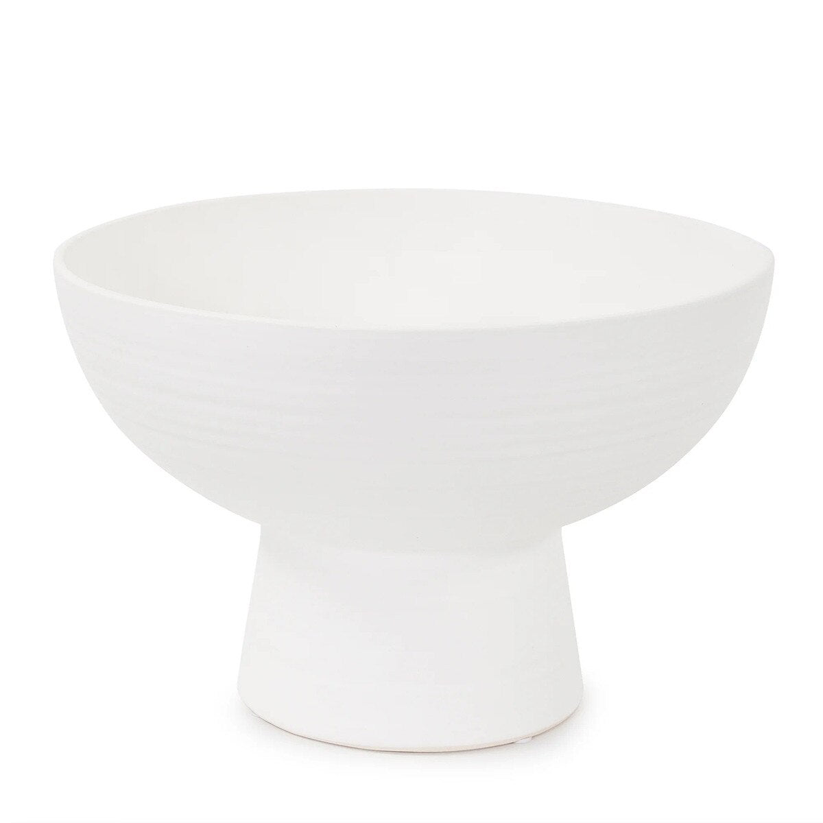 Chalk Ceramic Bowl in matte ultra white