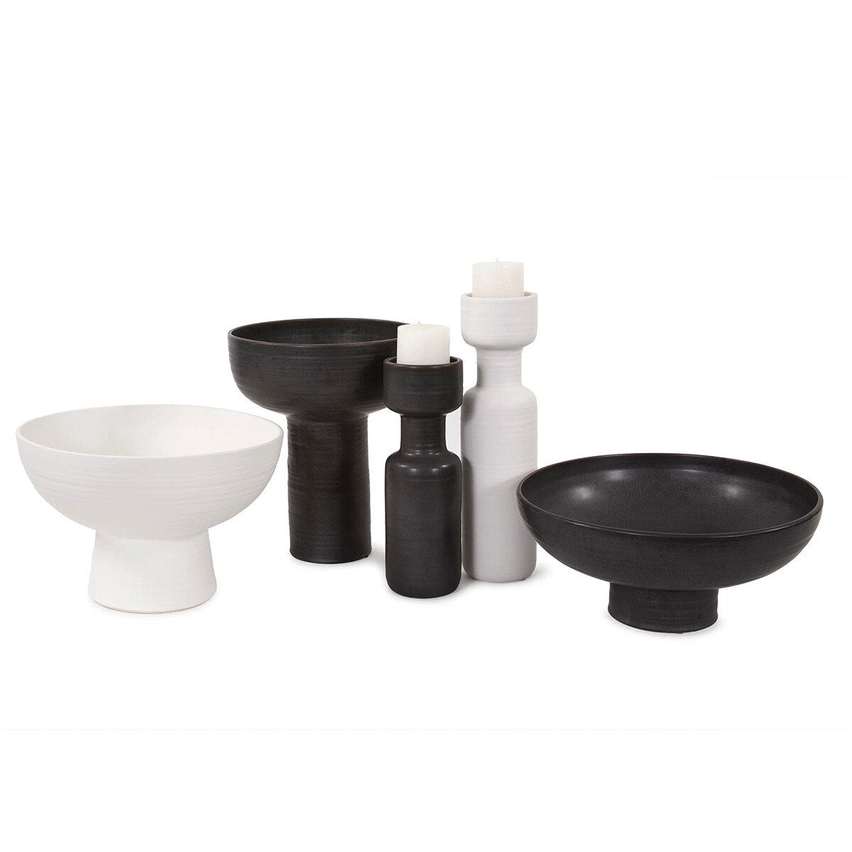 Chalk Ceramic Bowl scale view