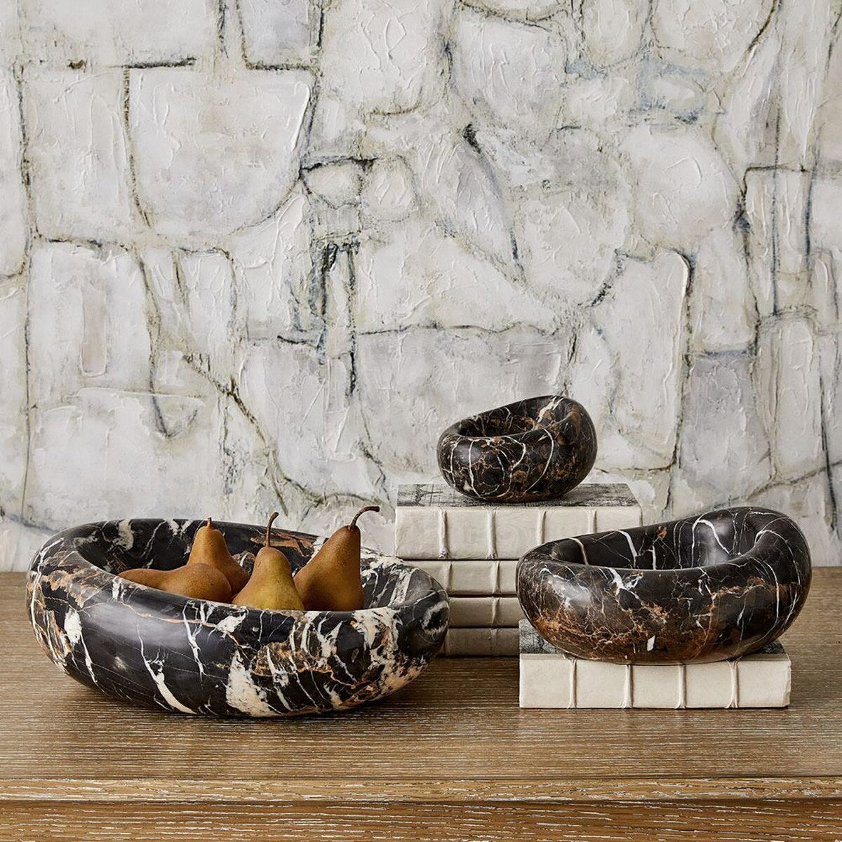 Cocoon Marble Bowl large top view