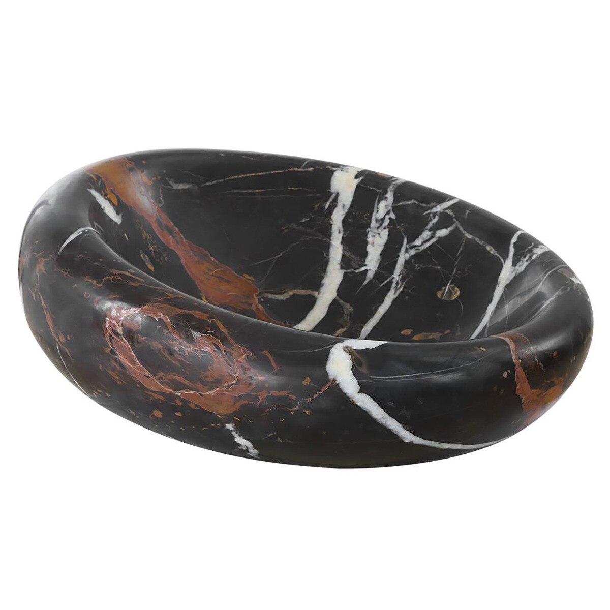 Cocoon Marble Bowl large veining detail