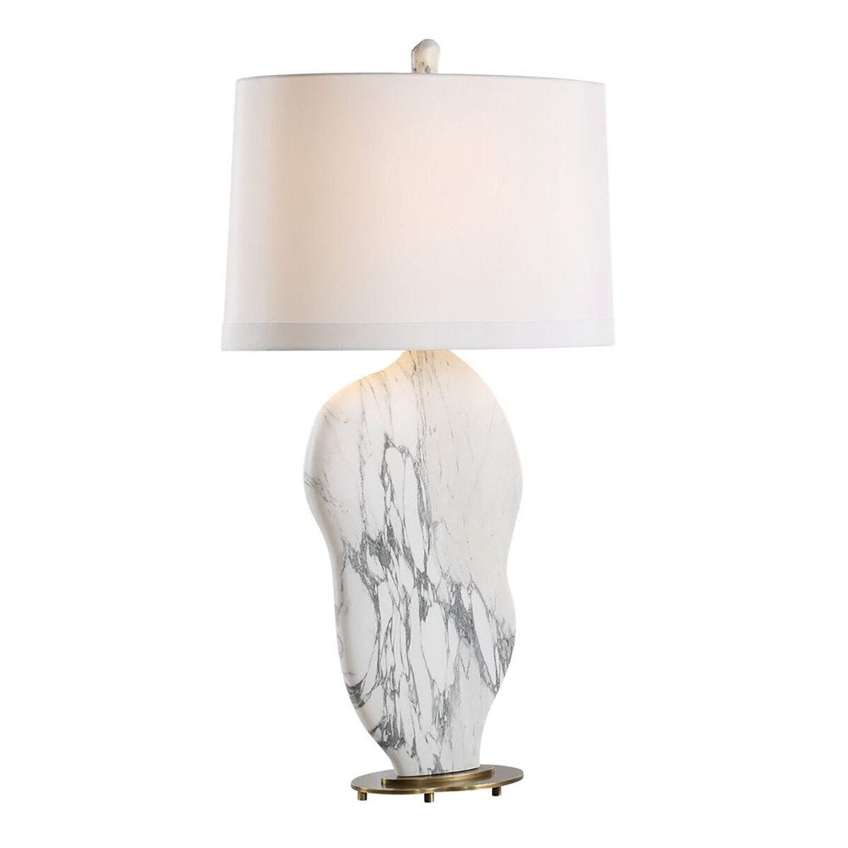 Contour Marble Table Lamp side profile