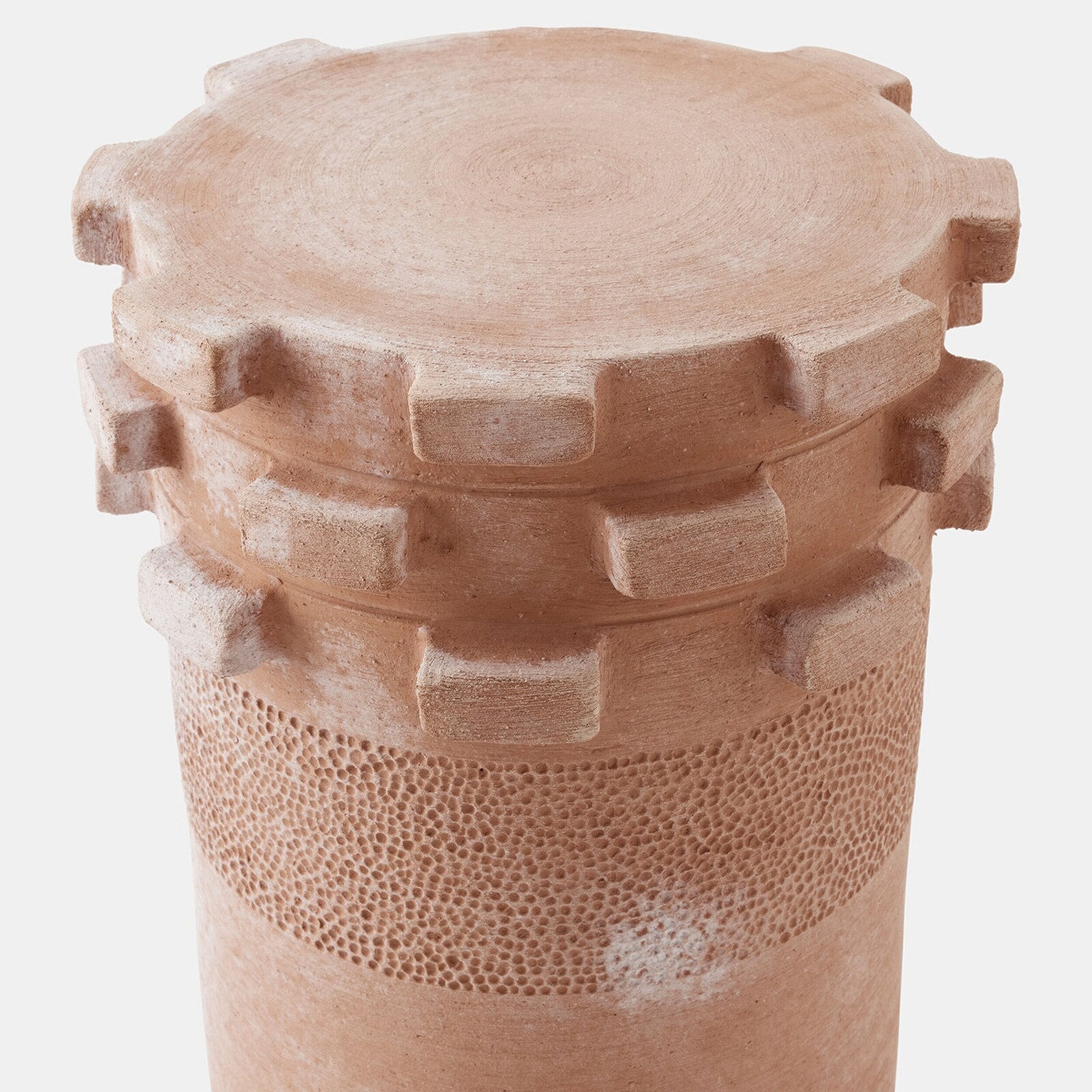 Global Views Gear Side Table