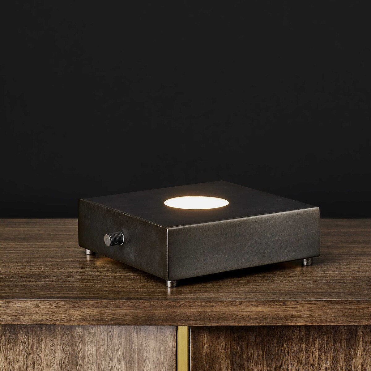 Gleam Illuminated Riser bronze alternate angle