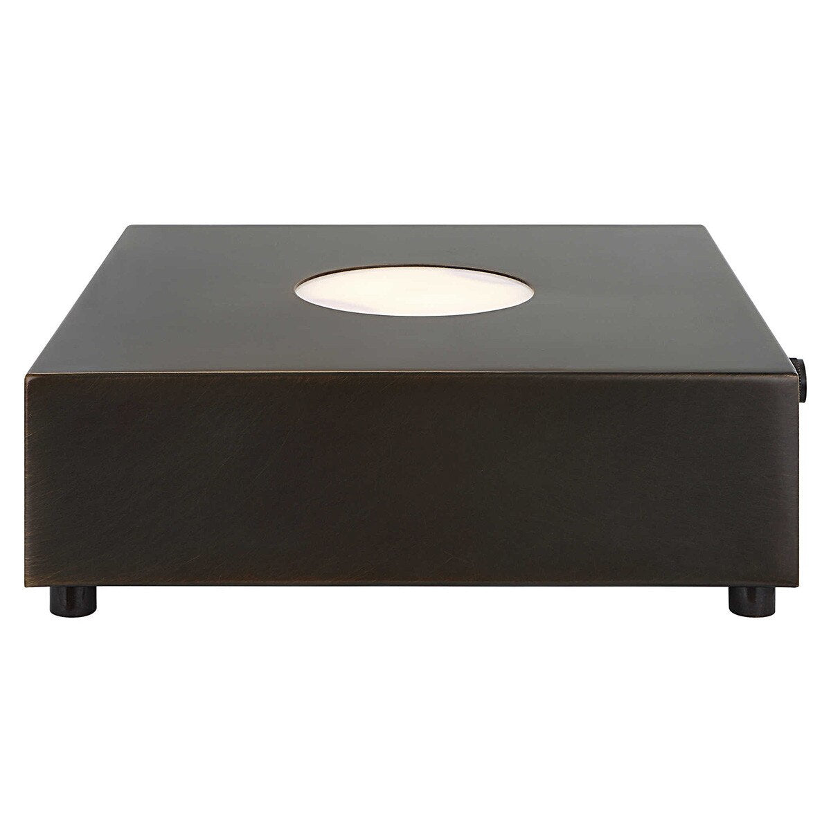 Gleam Illuminated Riser bronze lit glow view
