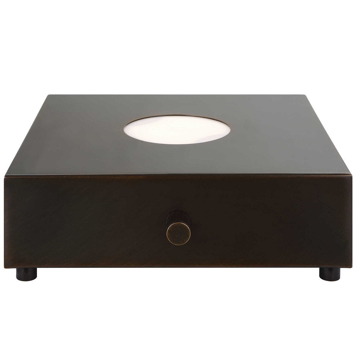 Gleam Illuminated Riser in bronze finish