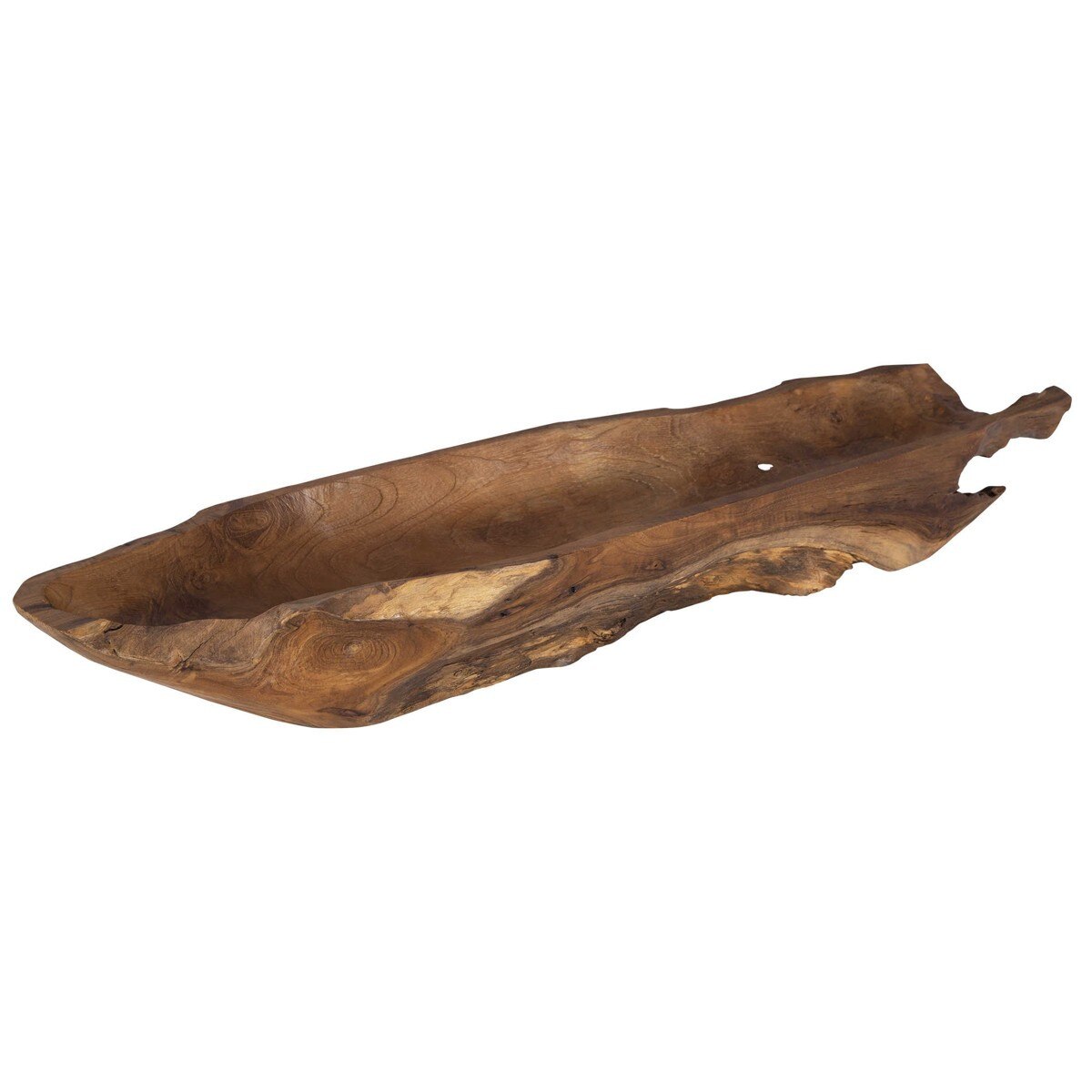 Grove Teak Bowl grain detail