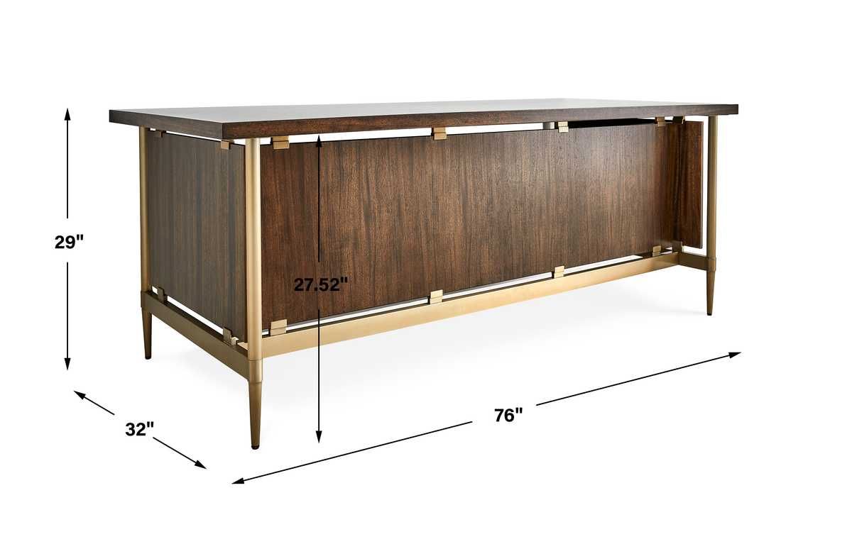 Hartwell Walnut Writing Desk — by Rachel Blindauer