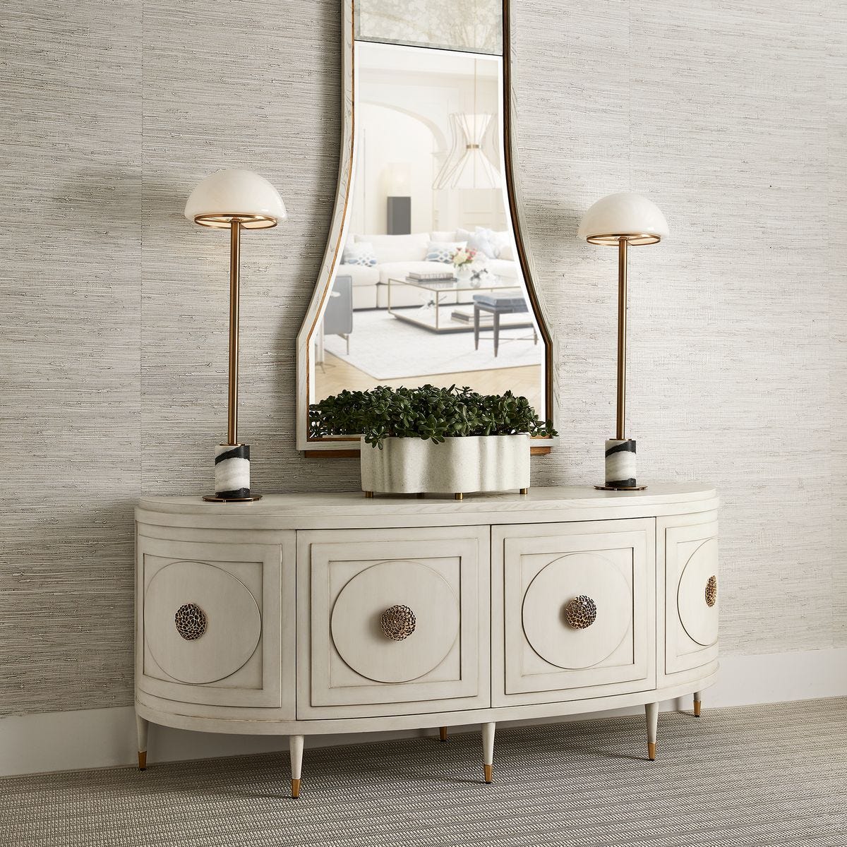 Lumière Starburst Console Cabinet — by Rachel Blindauer