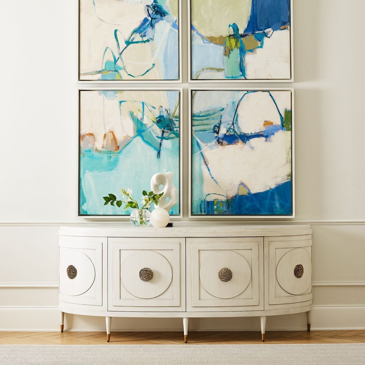 Lumière Starburst Console Cabinet — by Rachel Blindauer