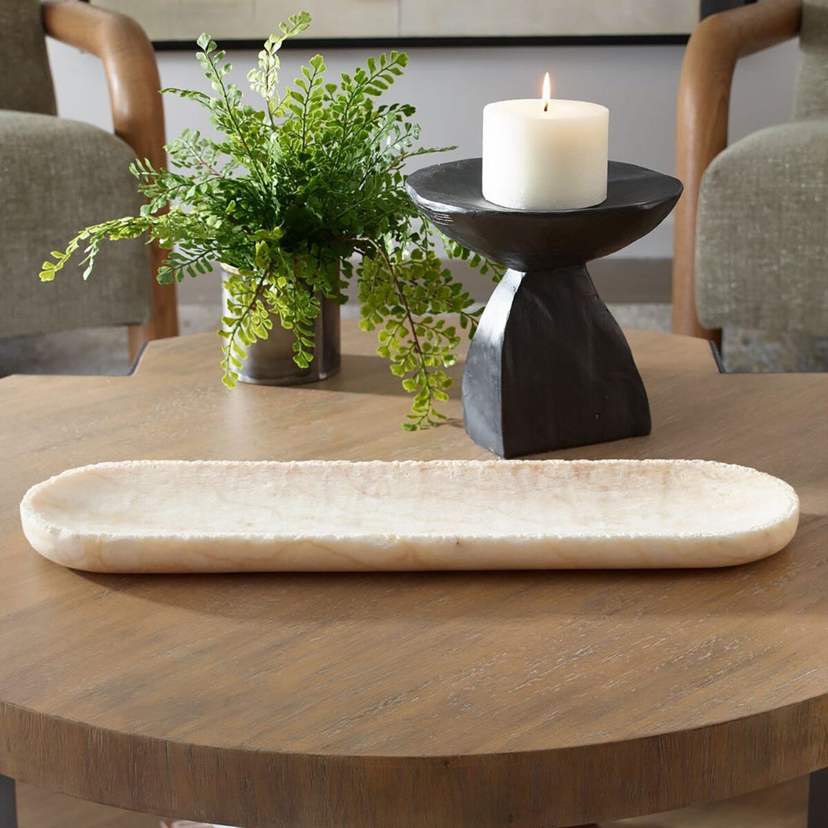 Luster Onyx Bowl scale view