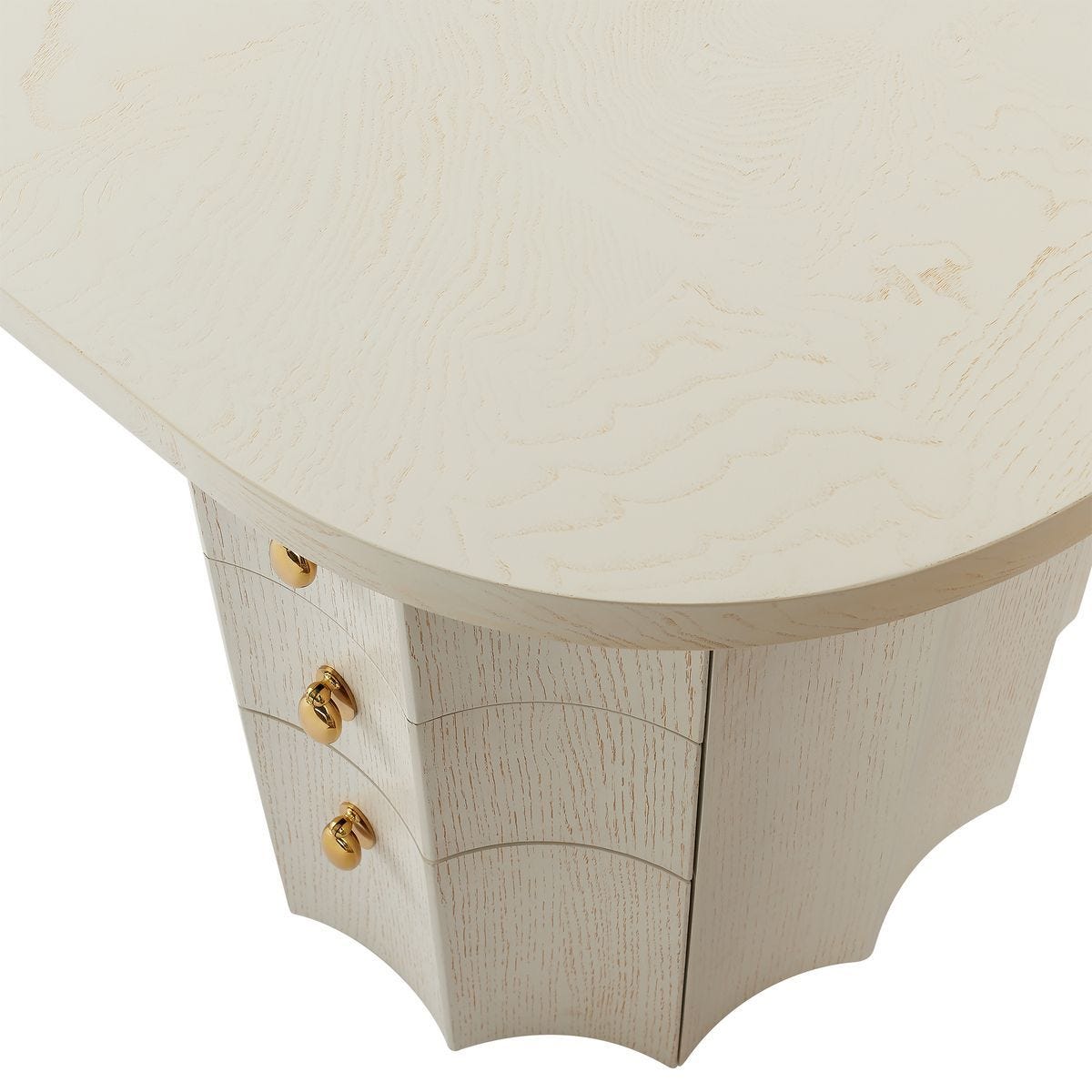 Margaux Scalloped Writing Desk — by Rachel Blindauer