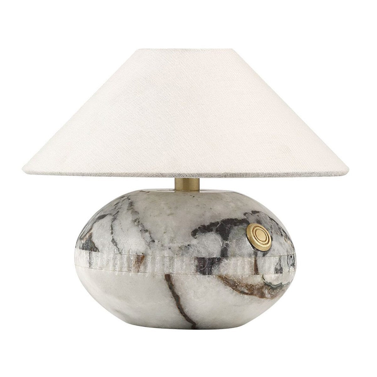 Nomad Marble Table Lamp base detail