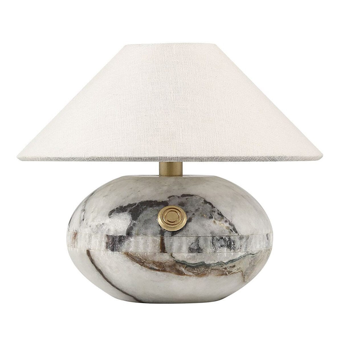 Nomad Marble Table Lamp touch dimmer detail