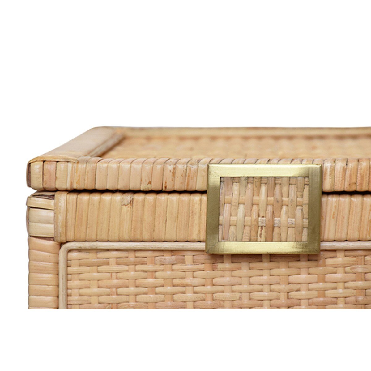 Reed Rattan Box top view