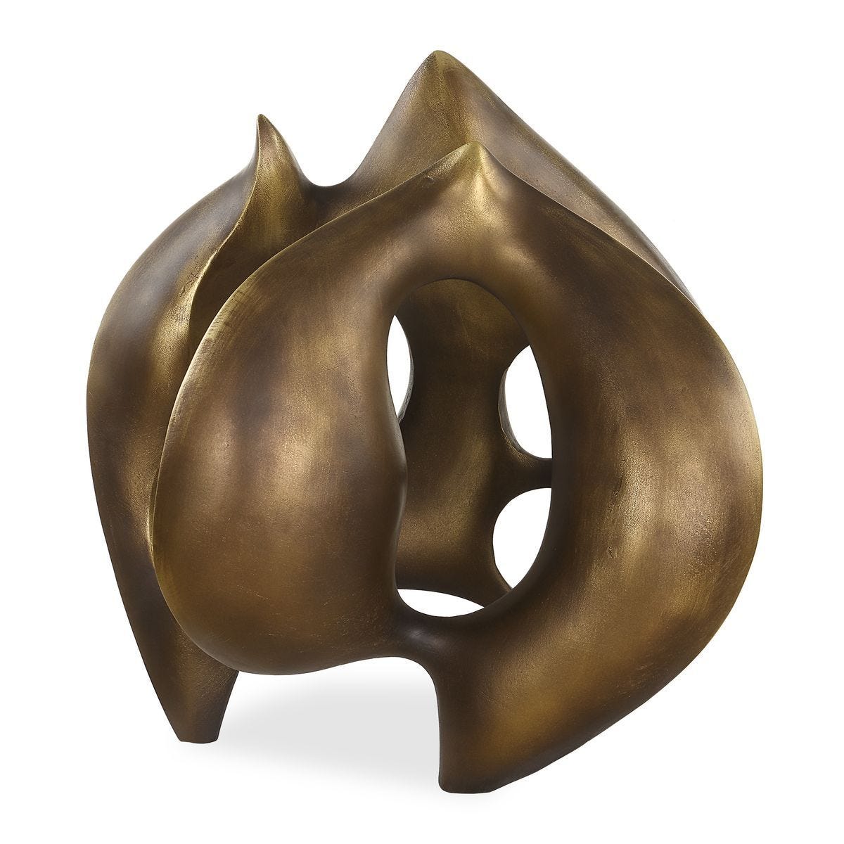 Seraphine Bronze Flow Sculpture — by Rachel Blindauer