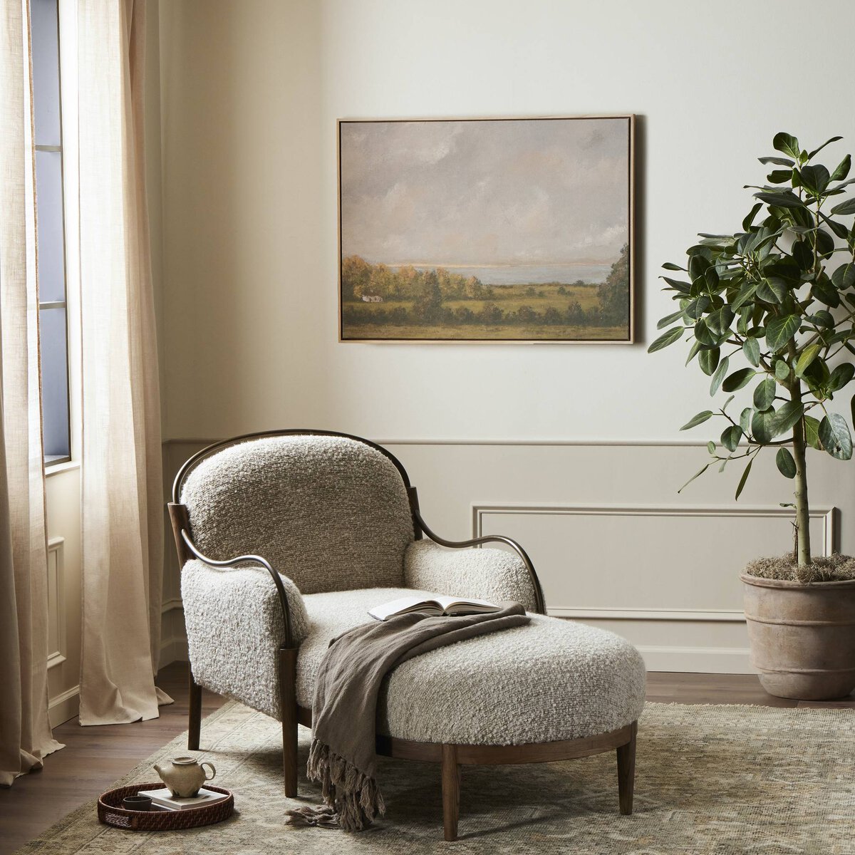 Solaire Sculptural Chaise