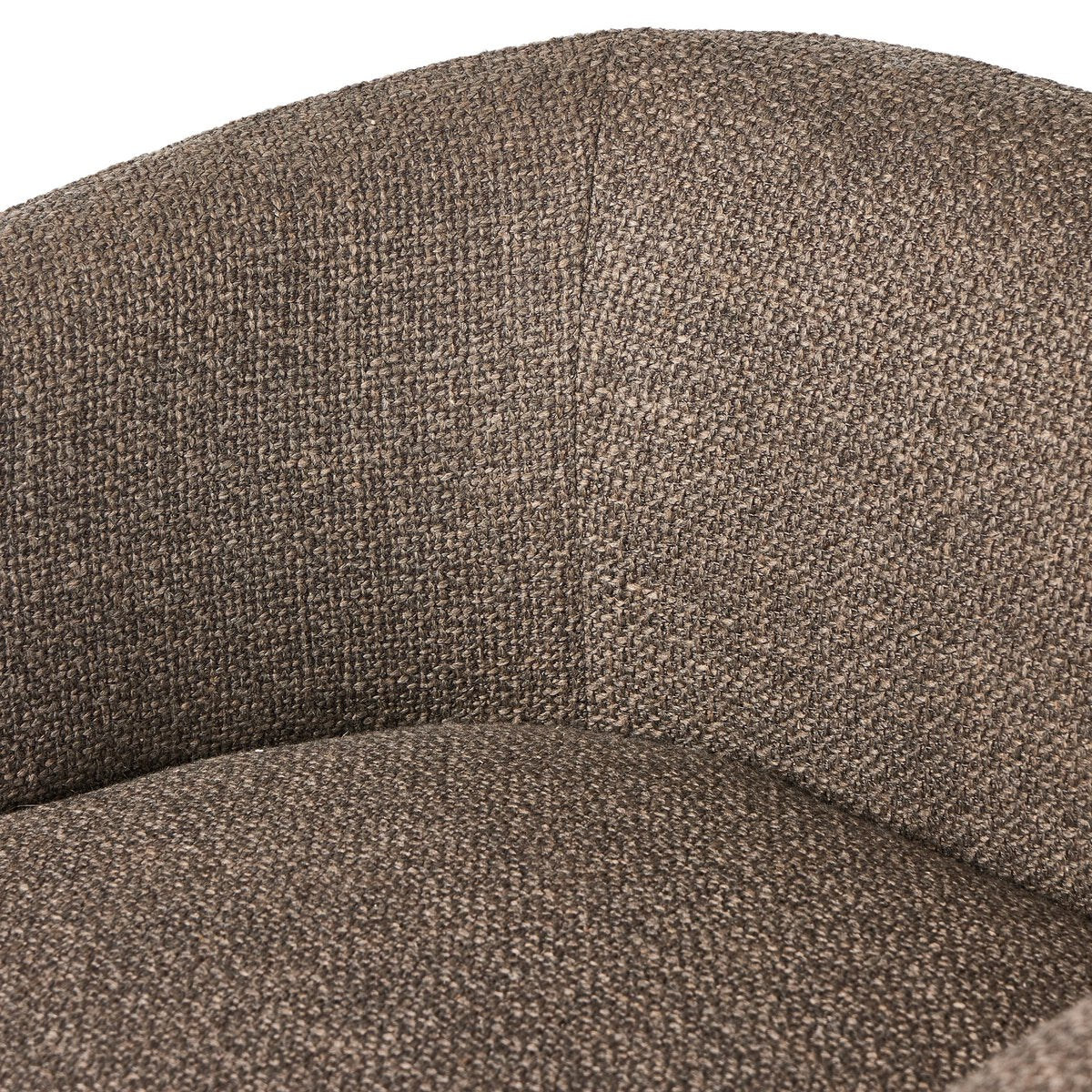 Arden Swivel Desk Chair in Mink Performance Fabric