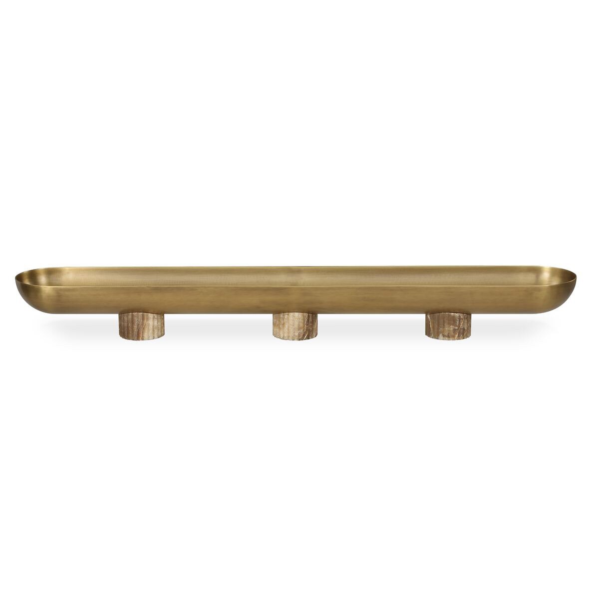Trine Brass & Onyx Bowl plinth detail