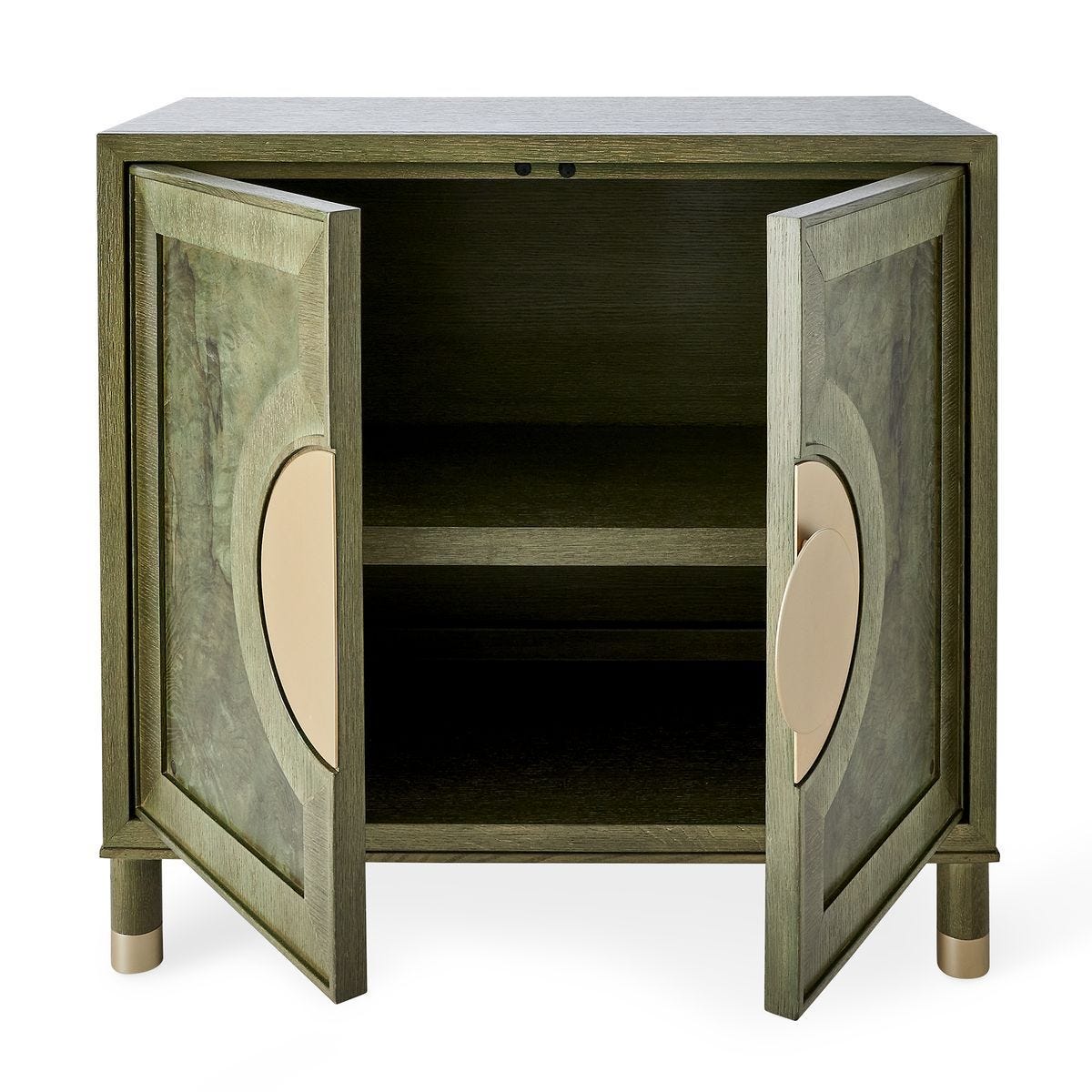 Versailles Olive Burl Cabinet — by Rachel Blindauer