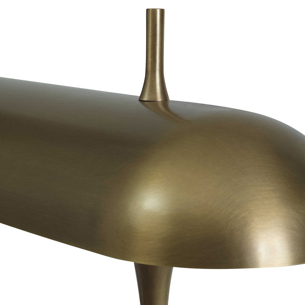 Vesper Marble Desk Lamp dimmer finial detail, by Rachel Blindauer