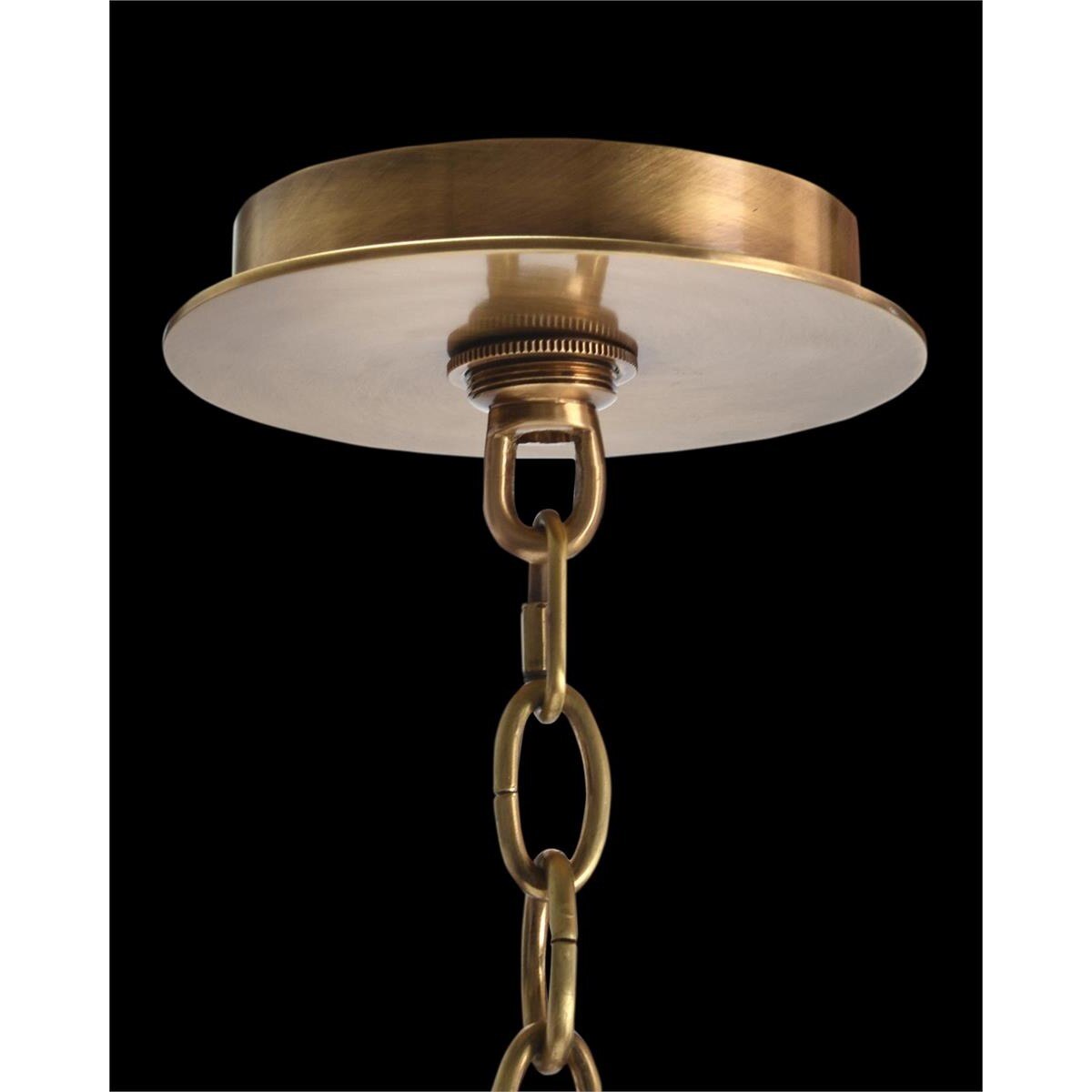Chatsworth Acrylic & Brass Chandelier detail