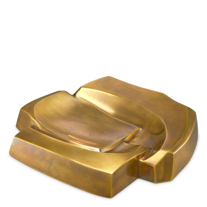 Belgrave Brass Sculptural Bowl detail