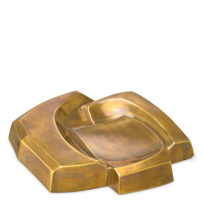 Belgrave Brass Sculptural Bowl detail