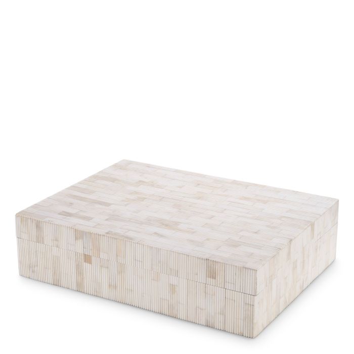 Deauville Bone Mosaic Box, large size, natural bone tile mosaic