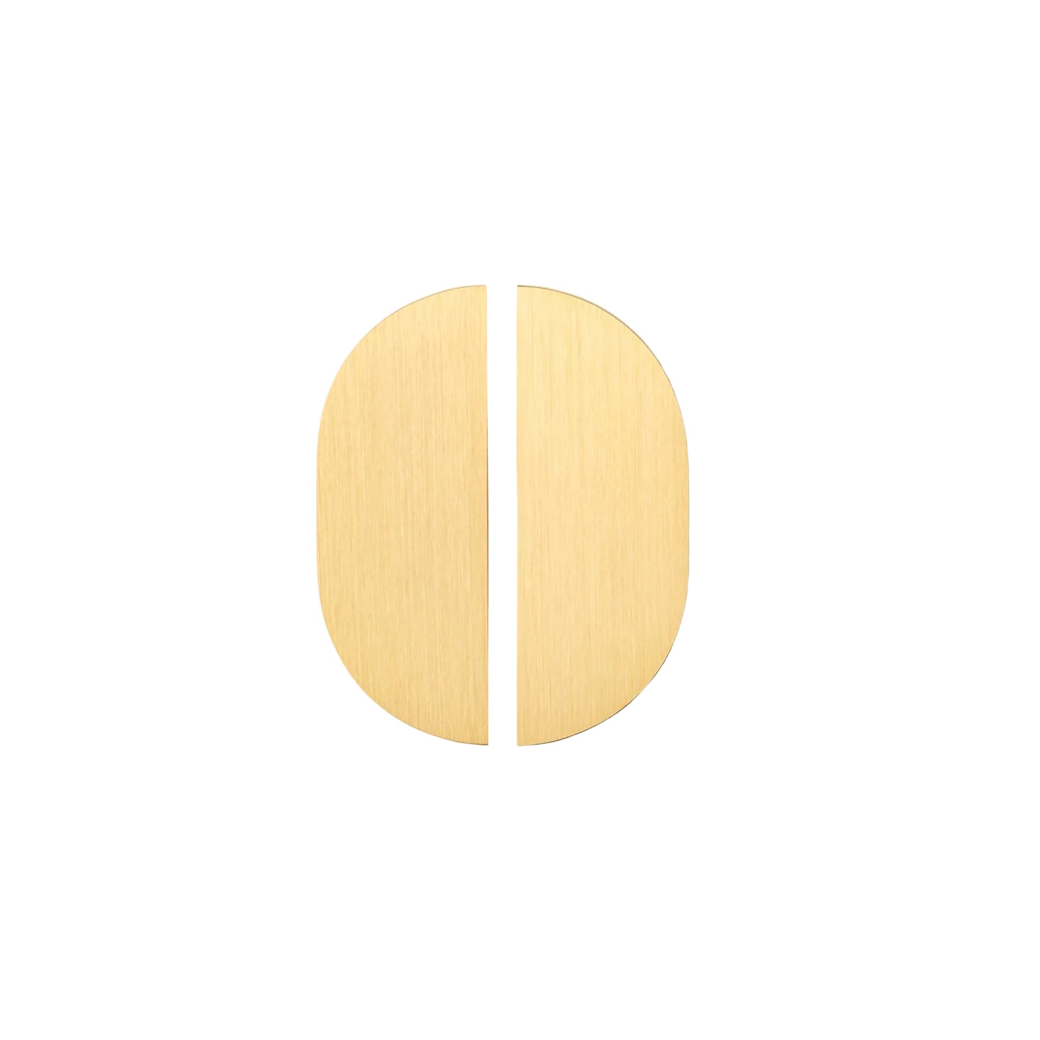 Bow Brass Cabinet Pull in Polished Brass