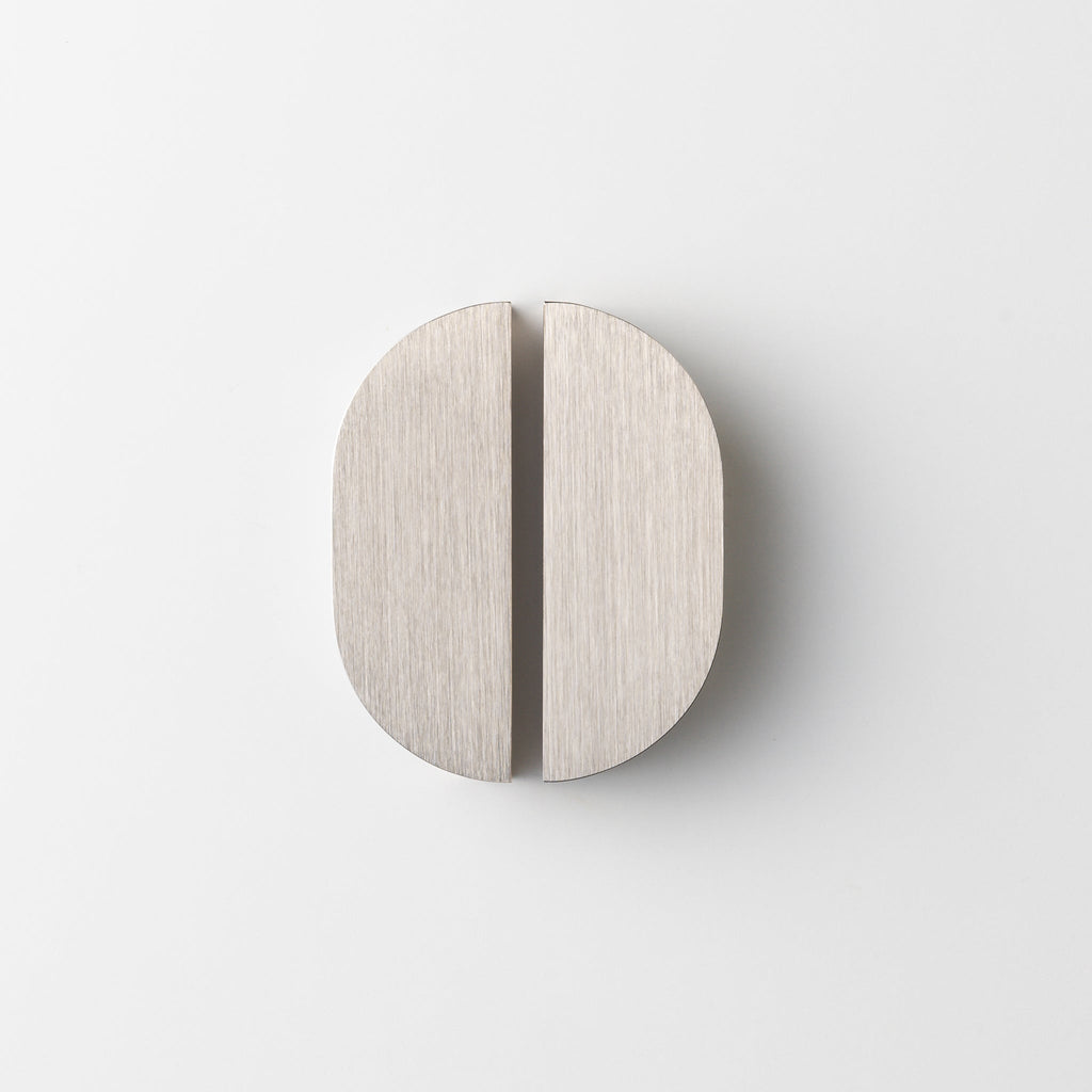 Bow Brass Cabinet Pull in Polished Nickel