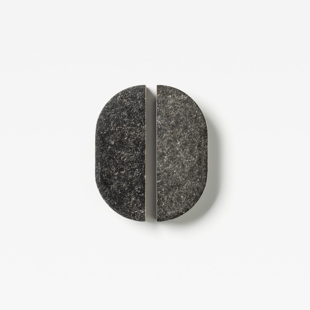 Bow Brass Cabinet Pull in Pewter