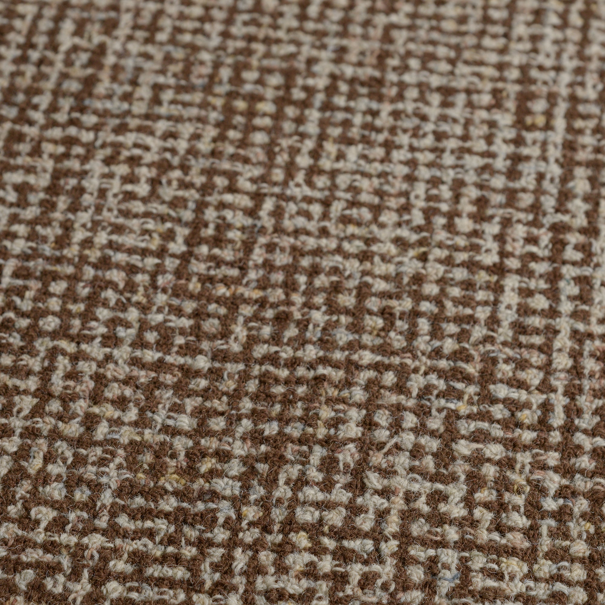 Sonoma Hand-Tufted Wool Rug - Brown & Ivory - texture detail