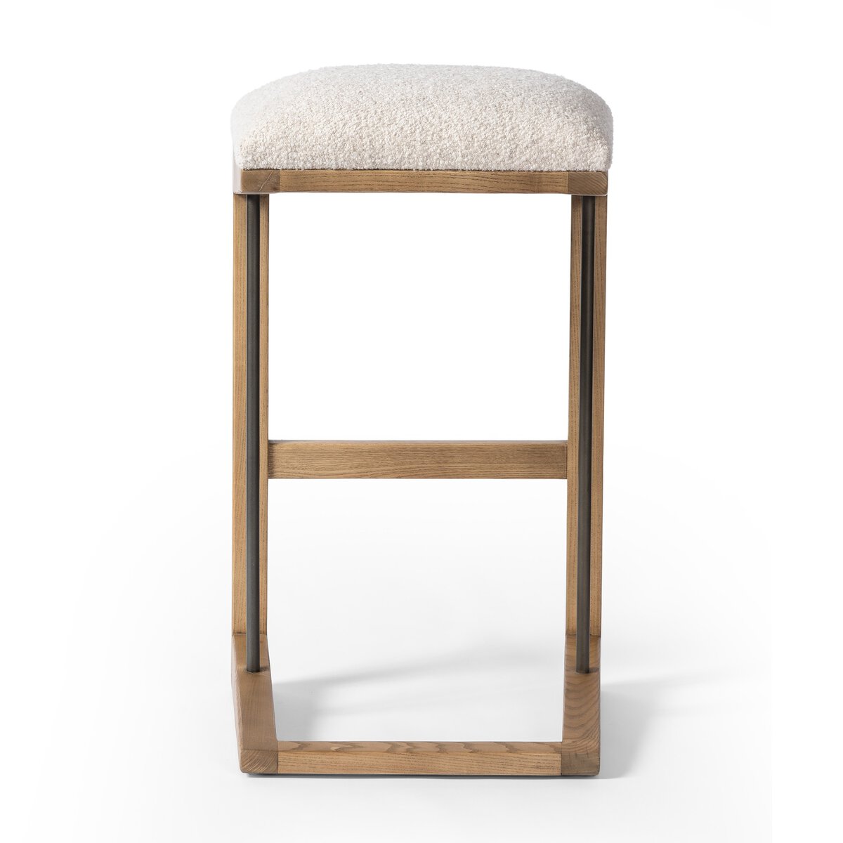 Camden Ash Stool - Bar Height - Back View