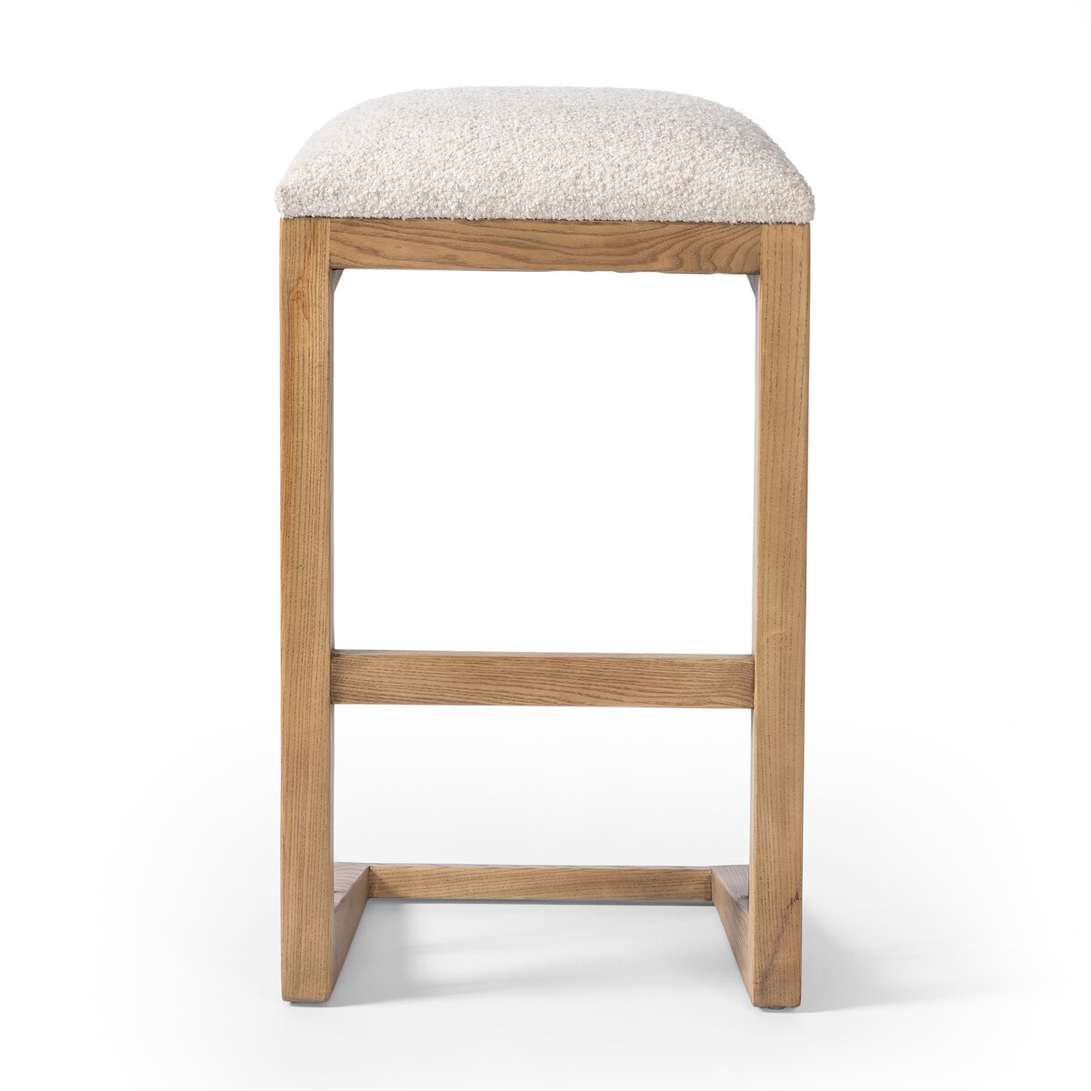 Camden Ash Stool - Bar Height - Front View