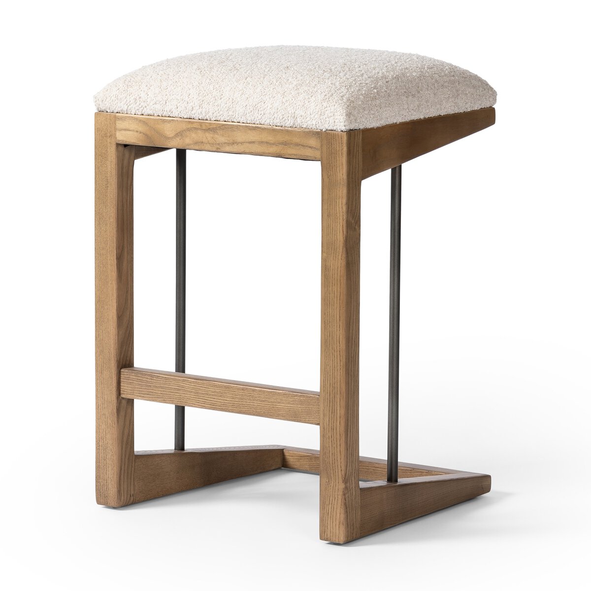 Camden Ash Stool - Counter Height - Angle View