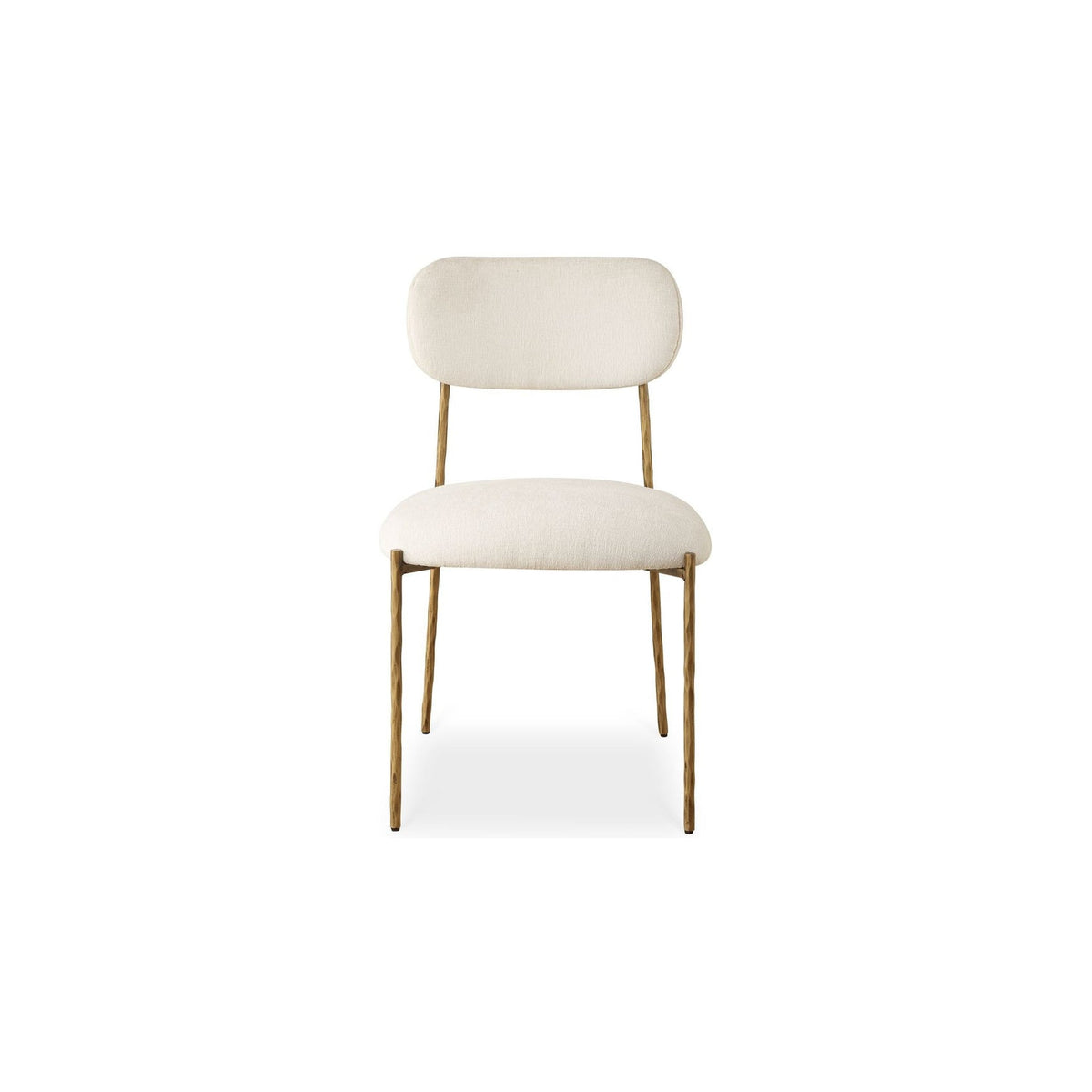 Chiselback Dining Chair, Set of 2 in cream — Rachel Blindauer