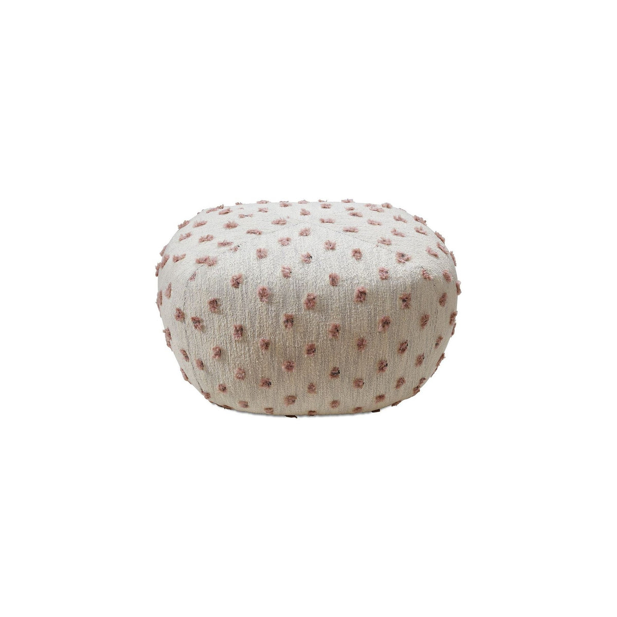 Cloudform Blush Ottoman in sand — Rachel Blindauer
