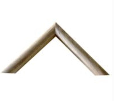 Curved walnut frame detail