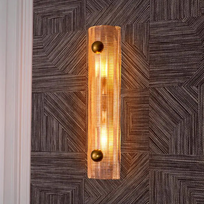 Marseille Fluted Glass Wall Sconce