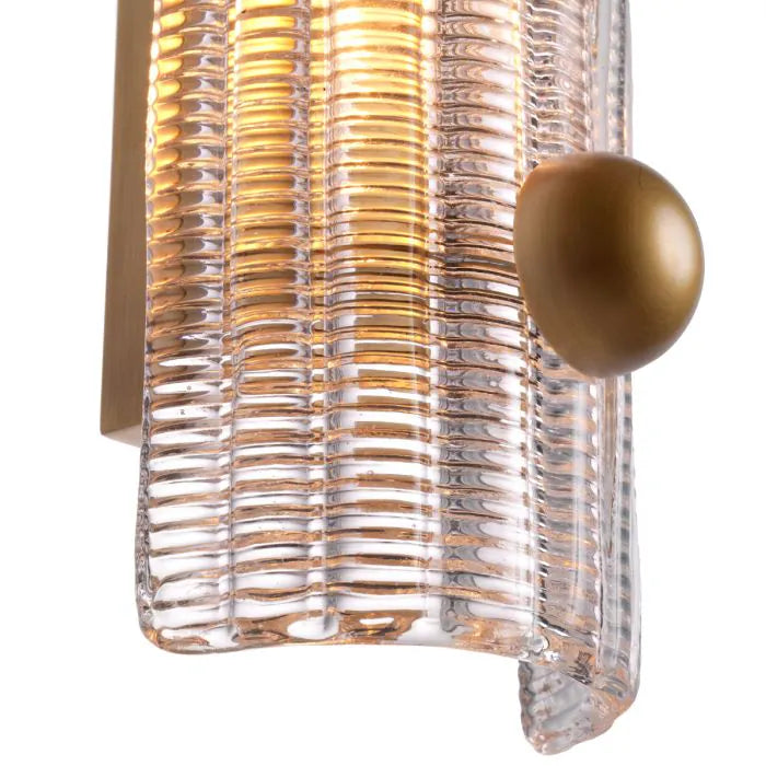 Marseille Fluted Glass Wall Sconce