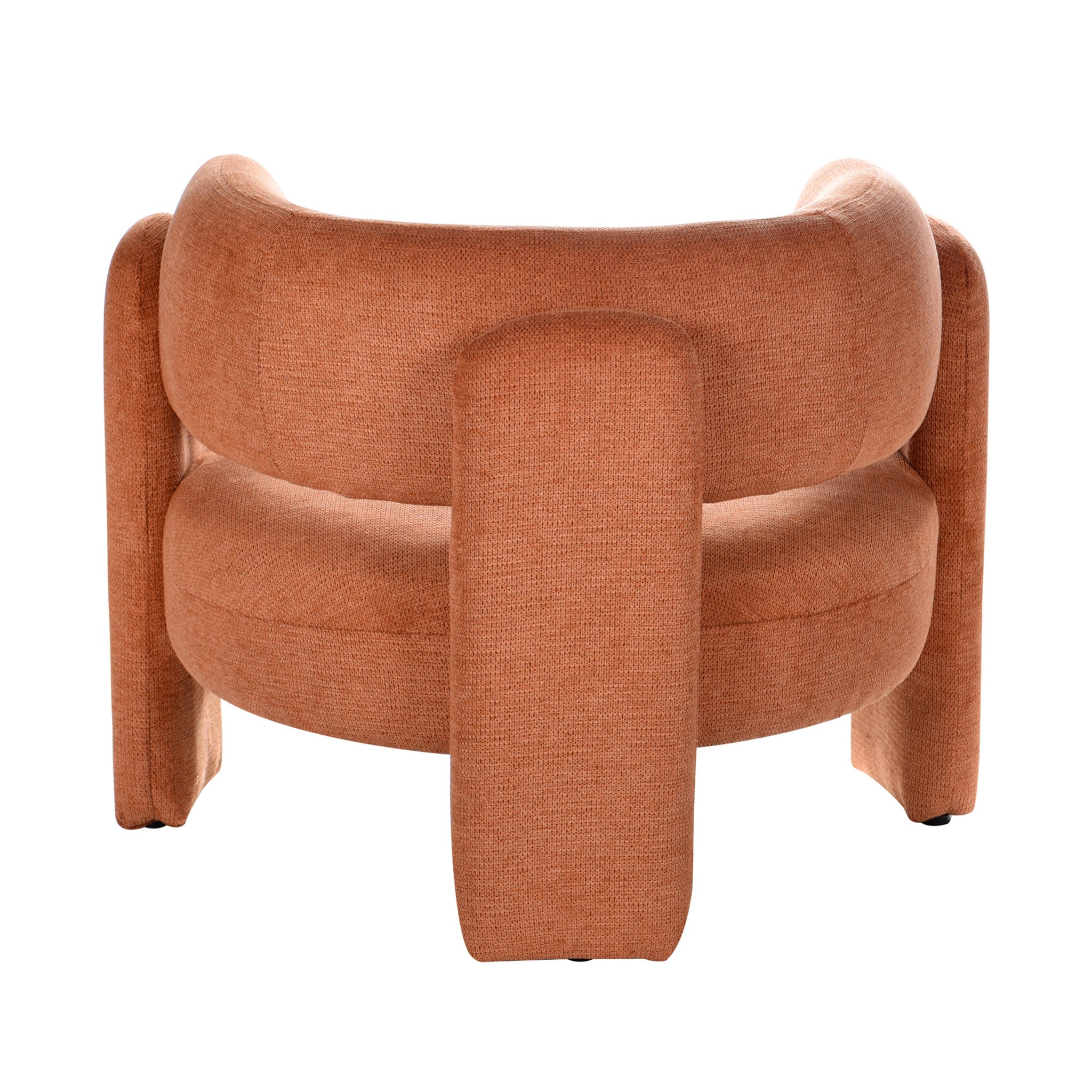 Fabric Barrel Back Lounge Chair detail